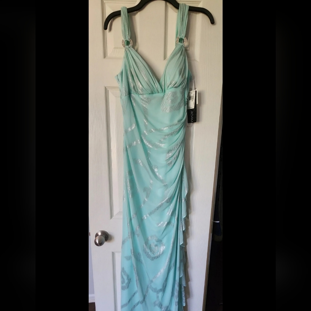 Long Formal Dress light mint green